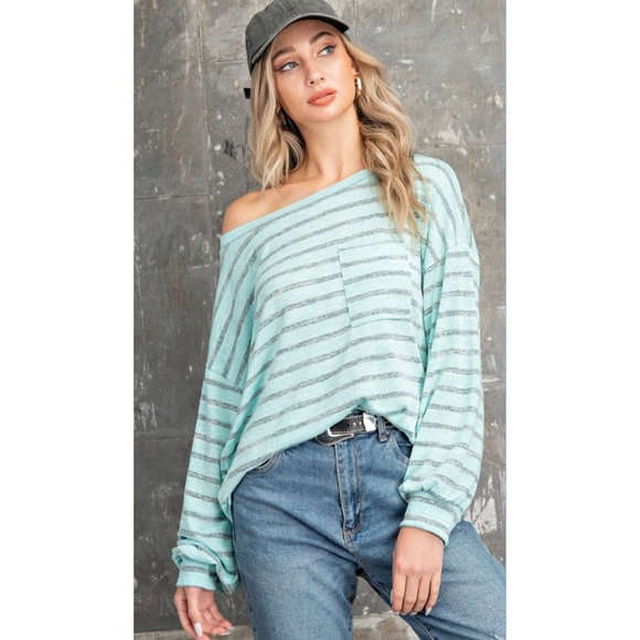 LAST! Coastal Cruise Striped Top - Picture 3 of 10